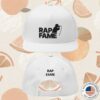 Rap Fame Merch Store Rap Fame Classic Flat Bill Cap White&Black
