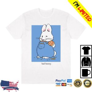 Retrokid Merch Store Nelvana Max & Ruby Bad Bunny T-Shirt - White