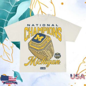 Sana Detroit Merch Store Shop Michigan Ring Tee Cream