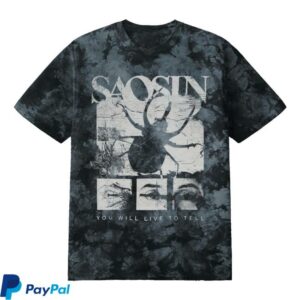 Saosin Merch Shop You Will Live To Tell Dye Tee