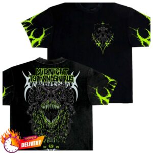 Scummy Bears Store Merch Midnight T Extinction Protocol Boxy T-Shirt - Black