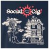 Social Cig Merch Store Treehouse Tee Navy Blue