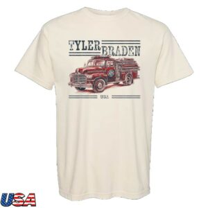Tyler Braden Merch Store Firetruck Tee