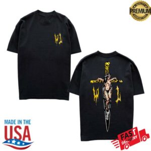 Warren Lotas Merch Store Girl On Dagger T-Shirt Black