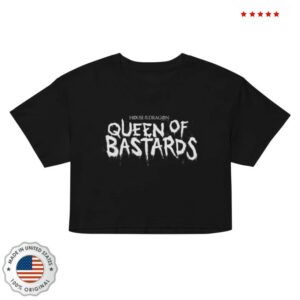 Wb Shop Merch Store House Of The Dragon Women's Crop Top Queen Of Bastards