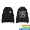 Bruce Springsteen Store Merch Shop 2026 Land Of Hope & Dreams American Tour United Free Republic Zip Hoodie
