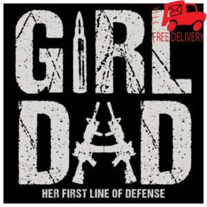 Grunt Style Store Merch Girl Dad T-Shirt - Black
