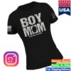 Grunt Style Store Merch Women's Boy Mom Slim Fit T-Shirt - Black