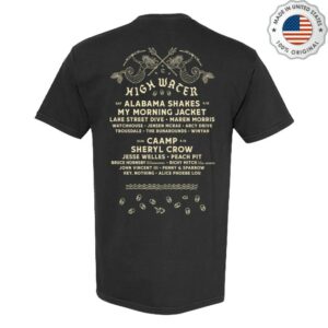 High Water Festival Store Merch Mermaid Lineup Tee