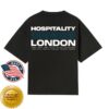 Hospital Records Store Merch Hospitality London Black T-Shirt