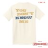 John Mellencamp Store Merch You Don't Know Me Tee