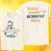 John Mellencamp Store Merch You Don't Know Me Tee
