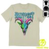Knotfest Store Merch Pencil Sketch Goat T-Shirt In Vintage White