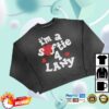 Lany Store Merch I'm A Softie 4 Lany Crewneck (Black)