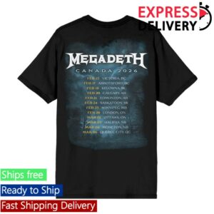 Megadeth Store Merch Canada Admat Tee