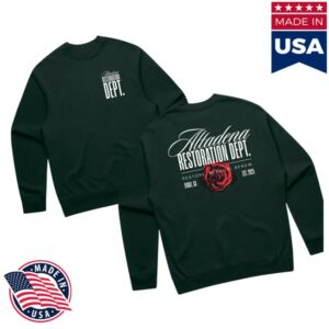 Pasadena Clsc Store Merch Altadena Restoration Dept. 2.0 Forest Crewneck
