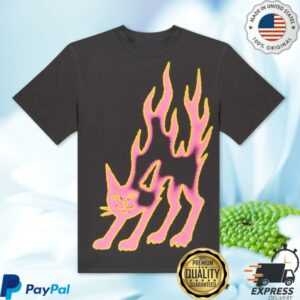 Ripndip Clothing Store Merch Lakai + Ripndip Pink Flame Tee (Gray)