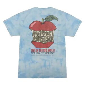 Tedeschi Trucks Band Shop Merch Store Live In The Big Apple Tie Dye T-Shirt