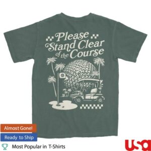 The Lost Bros Merch Shop Store Please Stand Clear Of The Course Tee