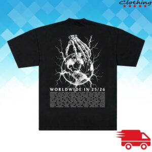 The Offspring Store Merch Mohawk Skull 2026 Tour Tee