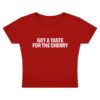 Demi Lovato Merch Shop Store Take A Bite Cherry Red Tee