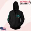 Devildriver Merch Shop Store Hyena Face Zip Hood