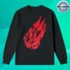 Tbnr Merch Shop Neon Flame Long Sleeve Tee
