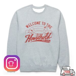 Viallfiles Store Merch Household Crewneck Heather Grey