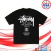 Stussy Store Merch World Tour Tee Black