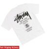 Stussy Store Merch World Tour Tee White
